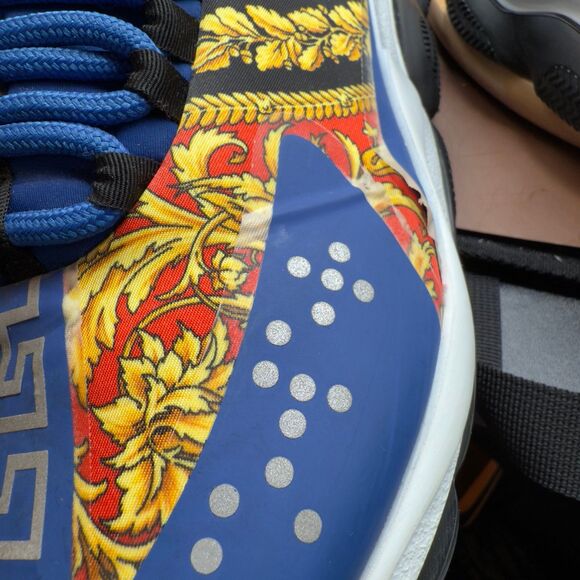 Versace Cross Chainer Blue Multi Men’s Size 42EU/9US - Picture 12 of 12